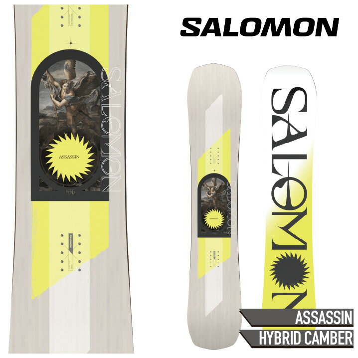 日本正規品 スノーボード 板 ボード サロモン アサシン 2024 SALOMON ASSASSIN スノボー 23-24 男性 メンズ