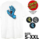 サンタクルーズ スクリーミングハンド Tシャツ SANTA CRUZ SCREAMING HAND S/S REGULAR T-SHIRT 4414698 大きいサイズ XXL サンタクルズ 黒 ブラック グレー ホワイト 白 スケーター スケート SB スケートボード メンズ 男性