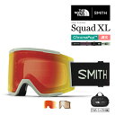 日本正規品 スノーボード ゴーグル スミス 2024 SMITH SQUAD XL Smith x Tnf - Jess Kimura / CP Photochromic Red Mirror / CP Storm Amber アジアンフィット ノースフェイス ジェスキムラ スカッド エックスエル 調光 Chrome Pop スノボー 23-24 男性 メンズ