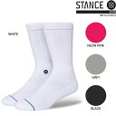 X^X \bNX C stance MENS ICON M311D14ICO White Black Grey Neon Pink Y E[}Y fB[X jZbNX j  ShJ 22cm-29cm