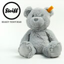 シュタイフ テディベア ぬいぐるみ STEIFF BEARZY TEDDY BEAR 241543 28cm Grey グレー ドイツ 職人 手作業 伝統 ボタン・イン・イヤー【ラッピングOK/プレゼントに!!】