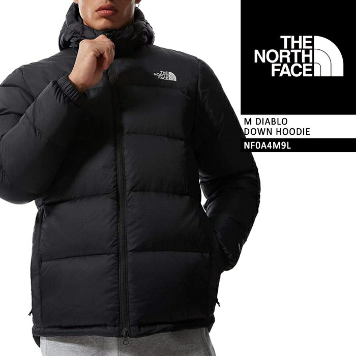 ノースフェイス ディアブロダウンフーディー THE NORTH FACE M DIABLO DOWN HOODIE NF0A4M9L TNF Black 黒 ブラック ダウンジャケット ダウンパーカー アウター 防寒 ジャケット コート 秋冬 メンズ 男性