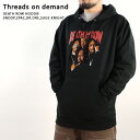 スレッド オン デマンド プルオーバー パーカー THREADS ON DEMAND DEATH ROW HOODIE Black デス ロウ レコード グラフィック プリント フーディー メンズ 男性