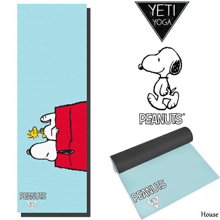 スヌーピー × イエティヨガ ヨガマット Yeti × SNOOPY EXTRA DURABLE YOGA MAT House 5mm コラボモデル フィットネス ホットヨガ ピラティス sale セール