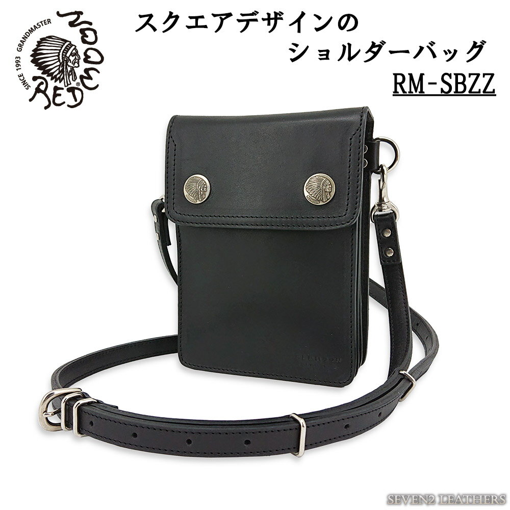 レッドムーン REDMOON ショルダーバッグ 革鞄 レザーバッグ コンチョ 本革 牛革 メンズ レディース ブランド クラシック RM-SBZZ