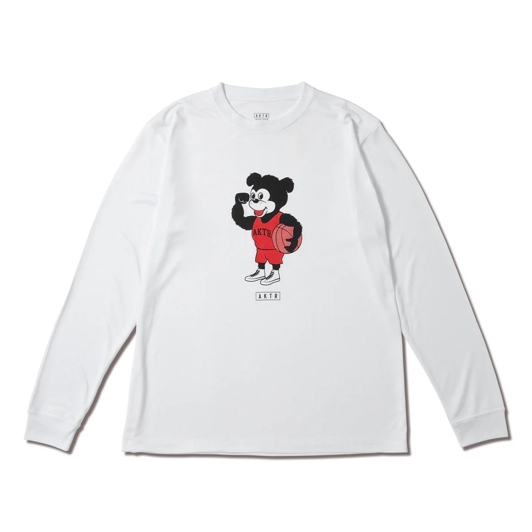 AKTR BASIC NICK L/S SPORTS TEE 525-002005 WHITE