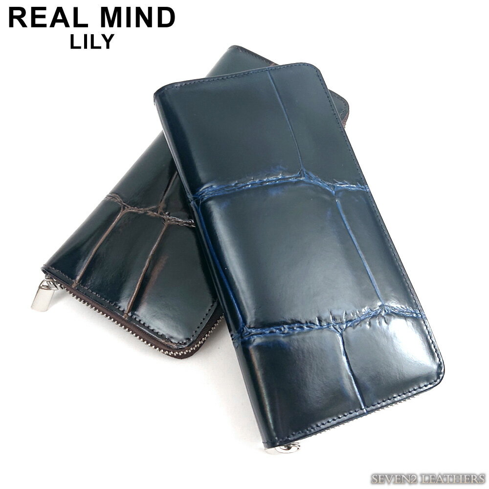 【レビューで無料メンテナンス】リアルマインドリリー REAL MIND LILY 長財布 ラウンドジップ ロングウ..