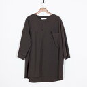 VOAAOV "WOOL LIKE POLYESTER GATHER SLEEVE TOPS" sus4-votp-h81 color:brown size:F ヴォアーブ voaaov トップス