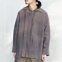 atelier AMBER ”SILK TIE SHIRTS” aA-24-sh1 color:BROWN