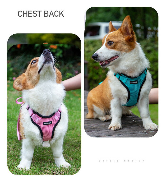猫犬ハーネスペット服フルカバーウェアハーネス胴輪キャットドッグメッシュh0293