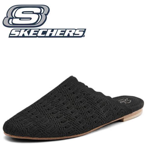 樂天商城 - 【在庫限り1点】 スケッチャーズ サンダル レディース ニットミュール スリッポンミュール 幅広 軽量 ウォーキングシューズ 50代 人気 ブランド 新作 大きいサイズ 春 秋 おしゃれ きれいめ 室内履き ルームミュール カジュアルミュール ニット素材ミュール おすすめ 158366