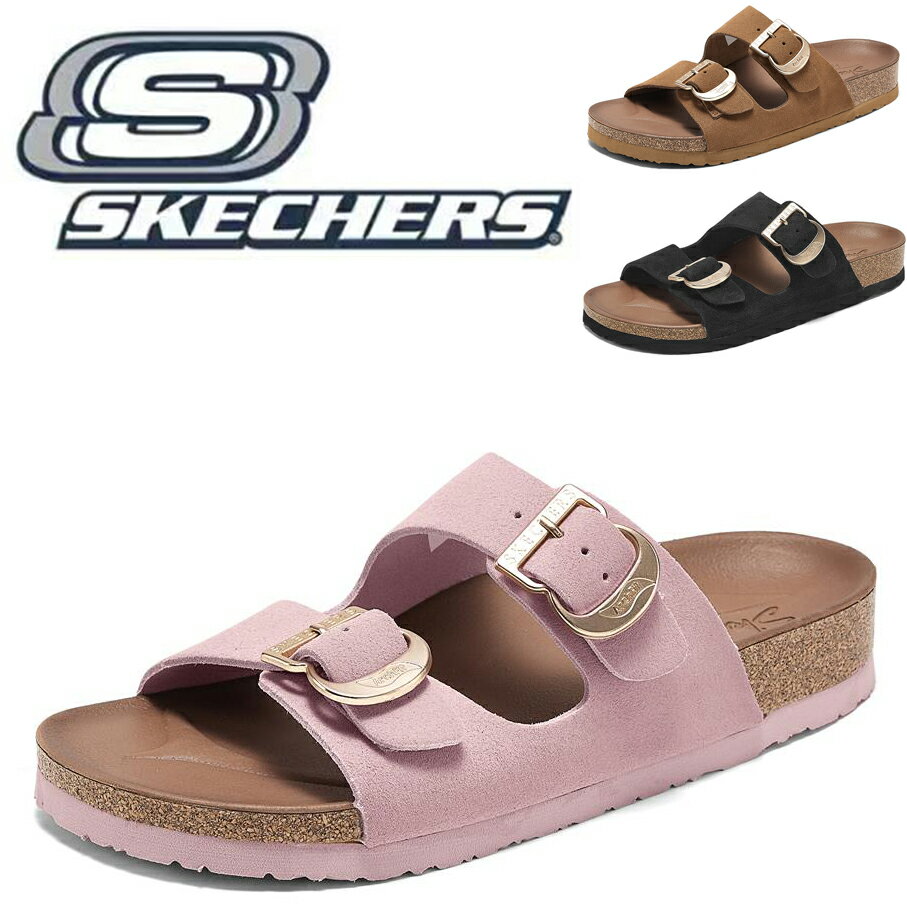 乐天商城 - skechers スケッチャーズ サンダル レディース 厚底 歩きやすい 疲れにくい 軽量 滑りにくい 履きやすい 調節可能ストラップ コンフォート おしゃれ きれいめ ブランド 人気 大きいサイズ 幅広 50代 春 夏 カジュアル リラックス ウォーキング 新作 MODERN COMFORT 163653