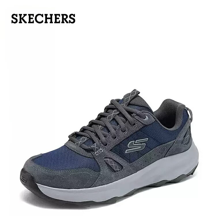 【在庫限り1点】スケッチャーズ スニーカー メンズ 黒 靴 春 秋 アウトドア メンズ ウォーキングシューズ 新作 ランニング シューズ ブラック シンプル 人気 履きやすい 運動靴 軽量スニーカー ダイエットシューズ ワイドフィット 疲れない靴 50代OUTDOOR MENS 237785