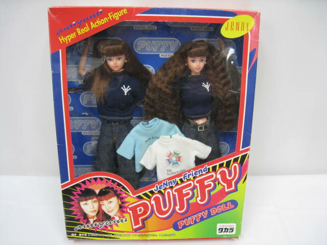 【中古】EVISU JENNY PUFFY トリプルネーム フィギュア エヴィス ジェニー パフィー 12インチ 1/6 ドール タカラ 1998年 アクションドール