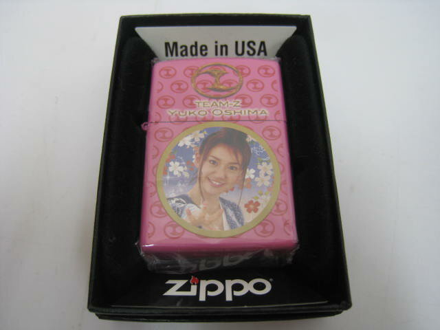 【新品】2010年製 ZIPPO ジッポー AKB48 大島優子 ぱちんこ 銭形平次 with チームZ オイル ライター 京楽