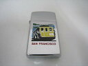 【中古】1981年製 昭和56年 ZIPPO ジッポー スリム オイルライター SAN FRANCISCO サンフランシスコ 電車 シルバー