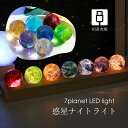 ★ガラス製 惑星 ガラスボール トンボ玉 クリスタルボール インテリア 置物 誕生日 プレゼント 男性 女性 人気 LEDライトベース 木製土台 おしゃれ 癒しグッズ 雰囲気作り 飾り 記念日 母の日 父の日 カップル 彼女 彼氏 子供 友達 ギフト