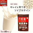 【7/26まで延長!初回限定1000円引きクーポン!】 美痩 プロテイン 1袋 800g 約80杯分ソイプロテイン 無添加 植物性 ソイプロ 大豆 アミノスコア...