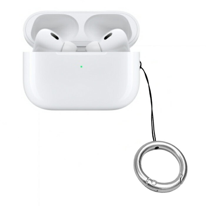 フィンガーストラップ AirPods Pro 第2世代 リングストラップ 落下防止 フック 金属製 カラビナ 紛失防止 スマホストラップ キーホルダー 3