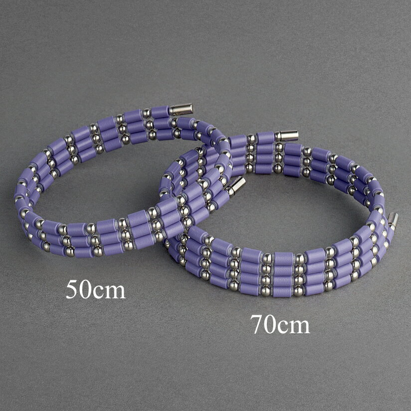 【新色】コアフォースループ SUS ラベンダー 70cm スポーツアクセサリー ブレスレ...