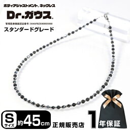 Dr.ガウス ドクターガウス スタンダードグレード 45cm Sサイズ 磁気ネックレス アクセサリー 健康 管理医療機器 磁気治療器 スポーツ アスリート 肩こり 筋トレ スポーツアクセサリー メンズ レディース プレゼント ギフト 母の日スタンダードグレード Sサイズ（45cm）