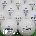 送料無料 ロストボール RZN レジン シリーズ 20球セット 中古 Aランク ゴルフボール ホワイト