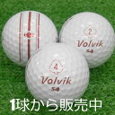 ロストボール ボルビック VOLVIK S4 ホワイト 2021年モデル 1個 中古 Aランク 白 ゴルフボール