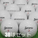 送料無料 ロストボール SRIXON ディスタンス ホワイト 30球セット 中古 Bランク スリクソン DISTANCE 白 ゴルフボール