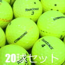 送料無料 ロストボール 訳あり BRIDGESTONE ツアーステージ EXTRA DISTANCE イエロー 20球セット 中古 WRランク ブリヂストン エクストラディスタンス 黄色 ゴルフボール