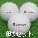ロストボール TaylorMade 2024 TP5x ホワイト 6球セット 中古 Bランク 美品 テーラーメイド この打感でこの飛距離 次世代TP5があなたの14本を覚醒させる ソフトで心地いいサウンドと圧倒的なボール初速を実現する新スピードラップコアを搭載 白 ゴルフボール