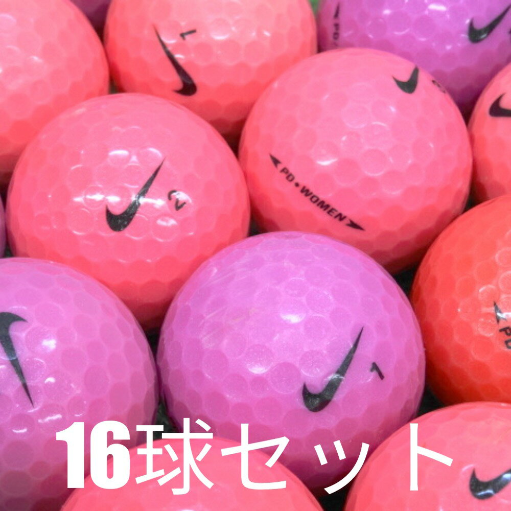 ナイキ PD soft women オレンジピンク蛍光黄色 ゴルフカラーボール ナイキ PD soft women オレンジピンク蛍光黄色 ゴルフカラー
