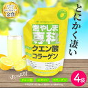 燃やしま専科 レモン風味 500g入 4袋セット 今話題のクエン酸 コラーゲン など栄養成分を詰め込んだ美味しいスポーツドリンク!エナジークエスト もやしません...