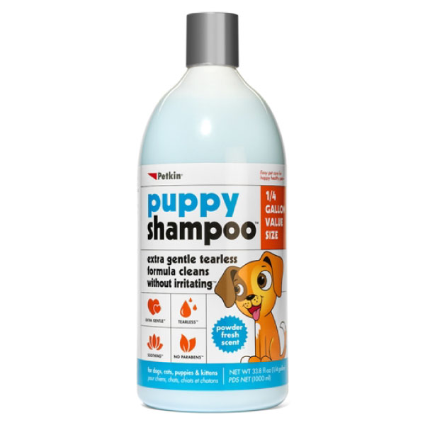 ペットキン 犬猫用 パピーシャンプー 1000ml 犬用 猫用 保湿 オートミール ココナッツ オイル パラペンフリー ベビーパウダー 目にしみ..