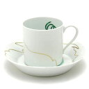セーブル コーヒーカップ&ソーサー リトロン(装飾:ガフゲン) ウォルフガングガフゲン 硬質磁器製 ハンドメイド 手描き 洋食器 フランス製 Sevres