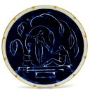 セーブル 絵皿 飾り皿ドーラ アダムとイブ図(プレーンエッジ)ハンドメイド 手描き 硬質磁器製 皿 2007年復刻フランス製 Sevres