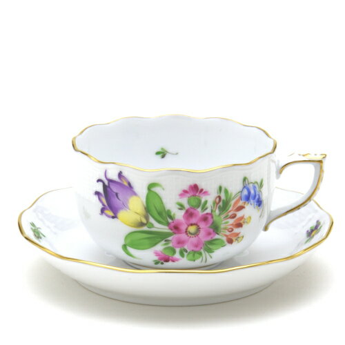 ヘレンド (HEREND) チューリップの花束 ティーカップ&ソーサー 200cc 00724 / BT-4 【新品】【並行輸入品】【純正BOX付き】 送料無料...