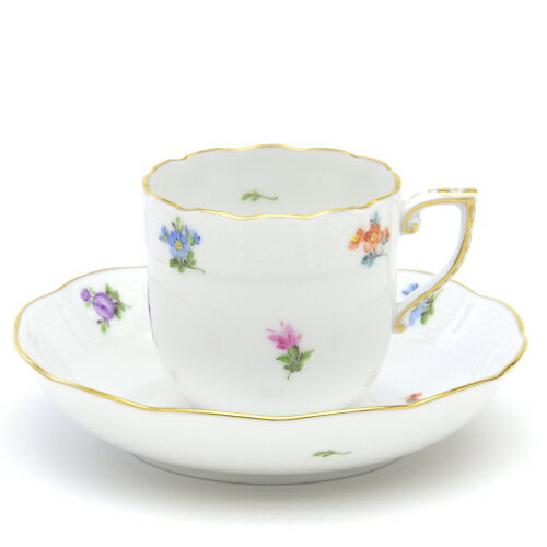 ヘレンド (HEREND) ミルフルール コーヒーカップ&ソーサー 160cc 00707 / MF 【新品】【純正BOX付き】【並行輸入品】送料無料 手描き ...