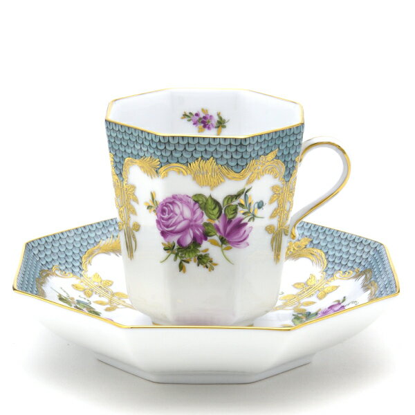 ヘレンド (HEREND) ジュリア コーヒーカップ&ソーサー 180cc 04306 / JULIA 【新品】【純正BOX付き】【並行輸入品】(オクタゴナル)...