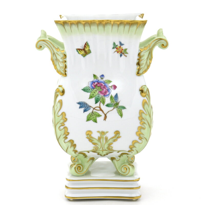 ヘレンドVBA(ヴィクトリアブーケ装飾バリエーション)(06612)ファンシーベース(花瓶・飾り壺)洋食器 陶磁器HEREND ハンガリー