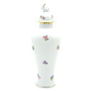 ヘレンド MF ミルフルール 1,000の花 06583 花瓶 蓋付き飾り壺 うさぎ飾り 磁器製 置物 花活け HEREND ハンガリー製
