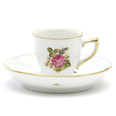 ヘレンド (HEREND) 小さな薔薇の花束 エスプレッソコーヒーカップ&ソーサー 50cc 00729 / PBR-1 【新品】【純正BOX付き】【並行輸入品...