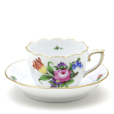 ヘレンド (HEREND) チューリップの花束 デミタスコーヒーカップ&ソーサー 100cc 00711 / BT-1 【新品】【純正BOX付き】【並行輸入品】...