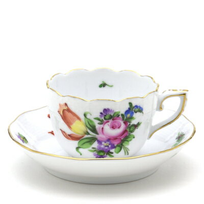 ヘレンド (HEREND) チューリップの花束 デミタスコーヒーカップ&ソーサー 100cc 00711 / BT-2 【新品】【純正BOX付き】【並行輸入品】...