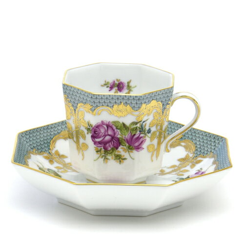 ヘレンド (HEREND) ジュリア ティーカップ&ソーサー 160cc 04304 / JULIA【新品】【並行輸入品】【マスターペインターのサイン入り】【純...