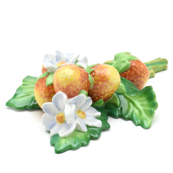 ヘレンド C ヘレンド ファンシー 09357 ストロベリー 苺 飾り オブジェ ブランド インテリア 陶磁器 HEREND ハンガリー ヨーロッパ 人形 置物(3)