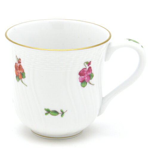 Mug Cup - ヘレンド (HEREND) パンジー マグカップ 330cc 01729 / PS 【新品】【純正BOX付き】【並行輸入品】 花 フラワー 送料無料 手描き ハンガリー製 プレゼント ギフト ブランド 磁器 食器