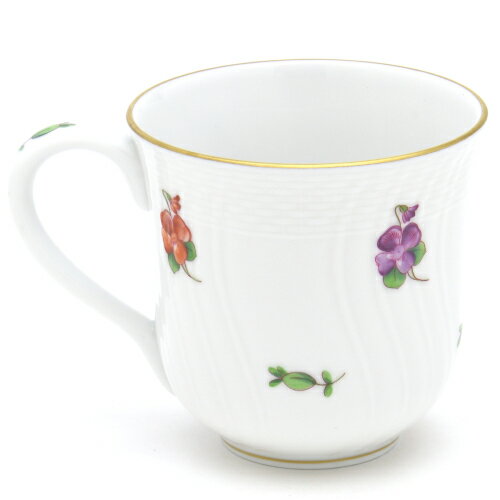 ヘレンド (HEREND) パンジー マグカップ 330cc 01729 / PS 【新品】【純正BOX付き】【並行輸入品】 花 フラワー 送料無料 手描き ハンガリー製 プレゼント ギフト ブランド 磁器 食器