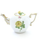 ヘレンド ティーポット(ミニ)薔薇飾りグスターヴ(GV-02) ハンドメイド 手描き磁器製 洋食器 ハンガリー製 新品 Herend(3)