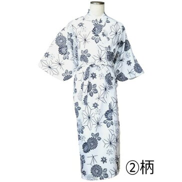 【在庫処分】【一般用】ガーゼねまき(表浴衣綿生地・裏綿ガーゼ) 1枚単位【寝巻、ガーゼ、パジャマ、介護衣料、浴衣】