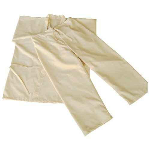 作務衣 ダンガリー LL ベージュ 上下セットの紹介画像2